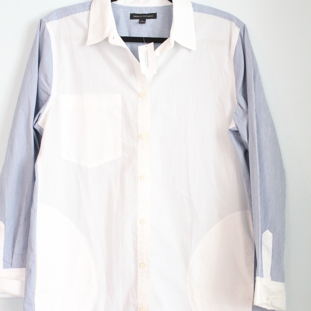 NWT Banana Republic womans button down